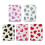 Carnet de notes A 5 en peluche, 80 feuilles de-Rose rouge 2