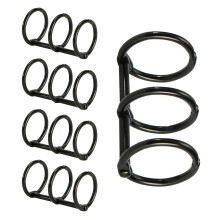 5 Stück 20/30 mm Binderinge aus Metall-Elektrophorese 20x2,4x40