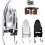 Ironing board holders wallmounted doormounted storage rack (White) 2