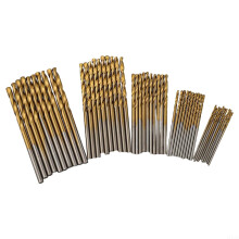 50pcs HSS Drill Bit Set For Wood And Metal Drilling, Assorted Drill Bit Sizes, Masonry And Construction Projects