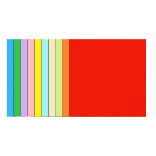 100 Blatt buntes Papier, Faltpapier, doppelseitiges-25cm