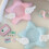 Decorative Coaster Heatproof Pad Starry Design Portable Easy-PK 2
