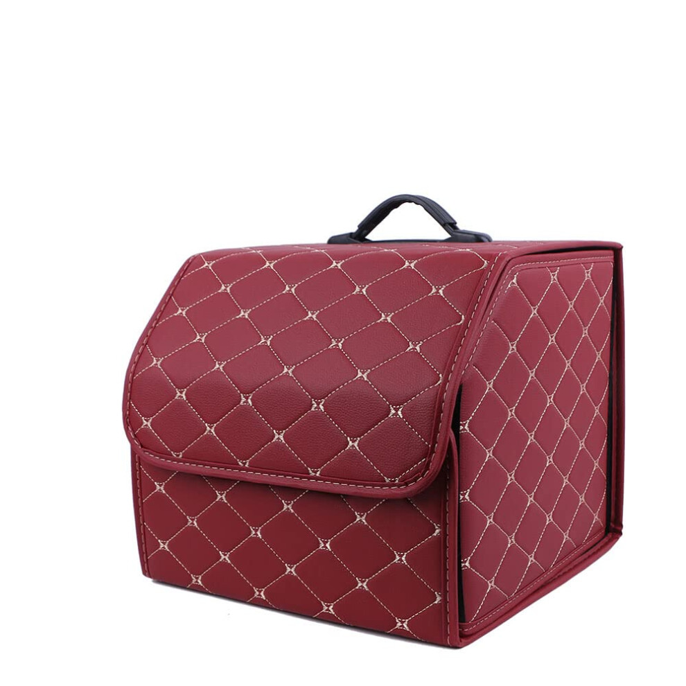 Car Leather Boot Bags Foldable Trunk Organizer Styles For Mercedesbenz G270 G300 G320 G350 G500 G550 G350d G400d Red 9119770061577