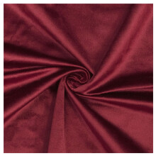 fabric, fleece fabric, red, soft upholstery fabric, 280 cm wide, matte polyester fabric for curta, sewing, home decoration (Dark Red)