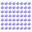 100 pièces trombone transparent forme carrée pinces à papier-2 1