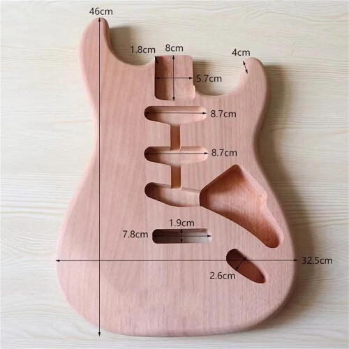 Three Single Body Mahogany Electric Guitar DIY Accessories 1