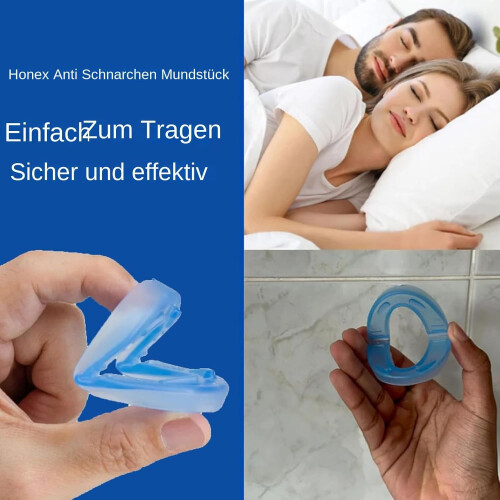 Pack of 2 AntiSnoring Mouthpieces, Sleep Apnea  Snoring Solution 2