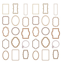 Cadre photo Vintage, 30 pièces, cadres pour Scrapbook,-BN