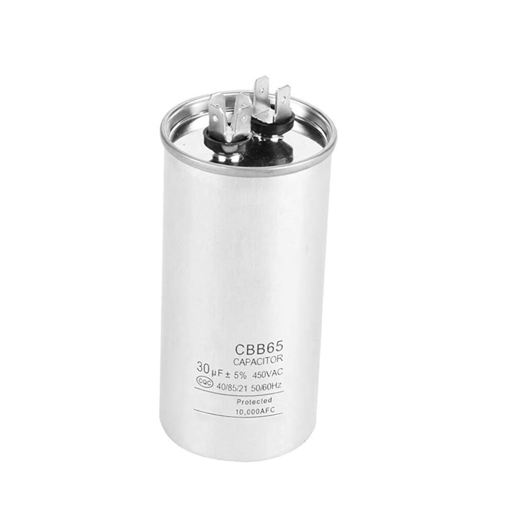 Cbb65 Capacitor, Cbb65a1 30Uf Ac 450V Cylinder Motor Capacitor For Air Conditioning Engines Refrigerator 9105992628742