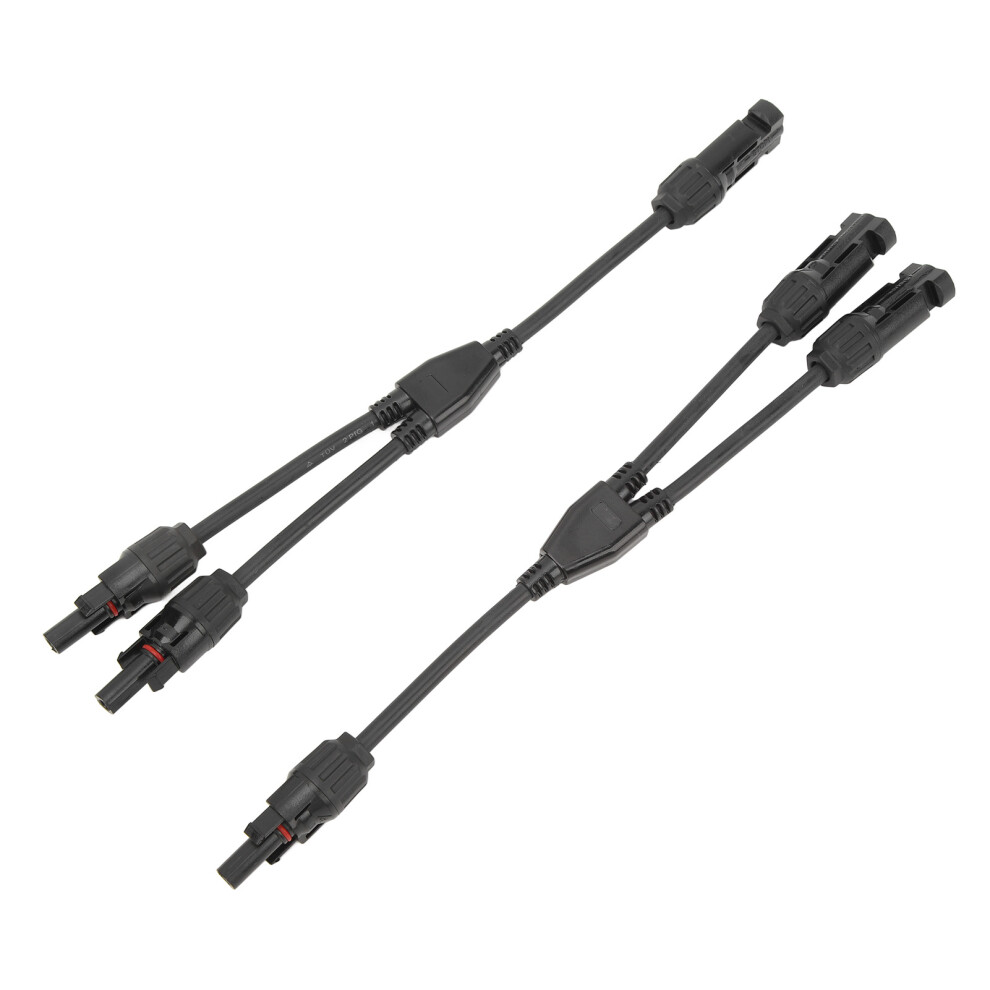 Solar Connectors Y Branch Parallel Adapter Ip68 Waterproof Tool-Free Installation Plug And Play Sturdy Construction For Solar Panels System 9436597763003
