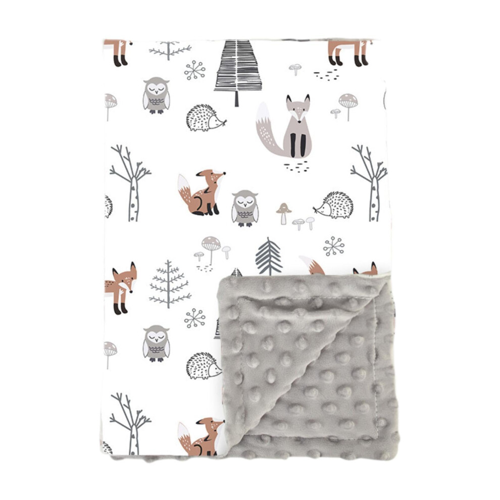 Baby blanket and swaddle, receiving blankets for newborns and children, owl pattern