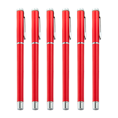 Sneldrogend Schrijf soepel Office-ondertekenpen,-Rood