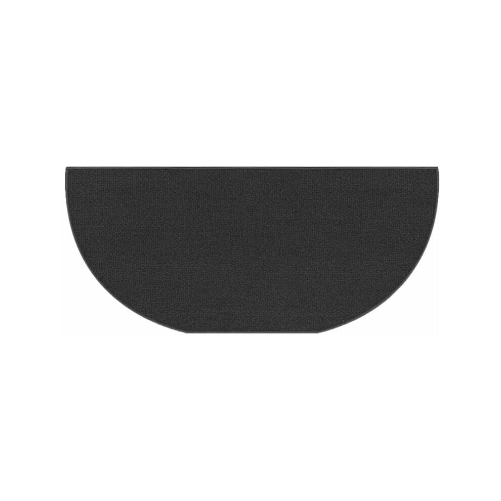Half Round Door Mat, Non Slip Half Circle Entrance Rug With Low Profile Design, Moisture Absorbing Doormat For Indoor Outdoor Use, Dirt Trapper Floor 9198585782181