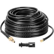 Efficient Sewer Drain Jetter, Abrasion Resistant Hose for High Pressure Cleaning, Quick Release Connector with Black Thermoplastic Polyurethane Cover