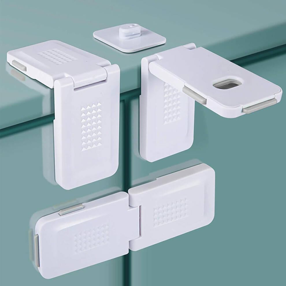 Child Proofing Multifunctional Drawer Lock, Prevents Access to Chemicals Sharp Objects Small Parts Pinched Fingers, Beautiful Design Adds Aesthetic Ap