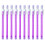 Crayons empilables Crayon en plastique pop-up avec gomme-Violet 1