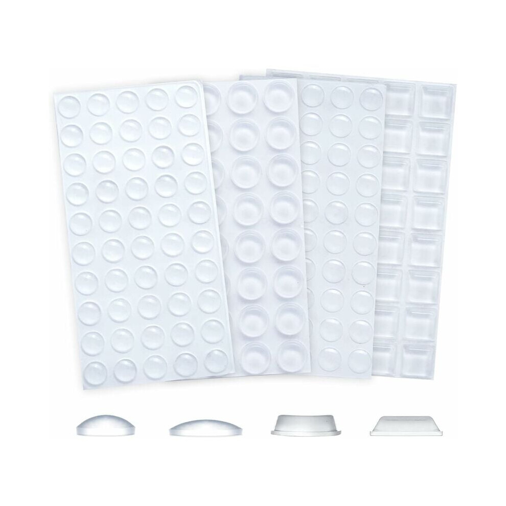 Strong Adhesive Backing For Noise Reduction, Self-Adhesive Clear Rubber Feet Wide Application Furniture Surface Protection 9436597707731