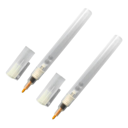 2 Stück leerer Farbstift mit flacher oder-Leeres Stiftetui 3mm