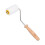 Uncapping roller with plastic uncapping roller and wooden handle, beehive extraction roller, beekeeping tool for honey extraction, 30 cm long 1