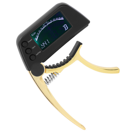 Gitarren-Capo-Tuner, Zinklegierung, ABS, 2