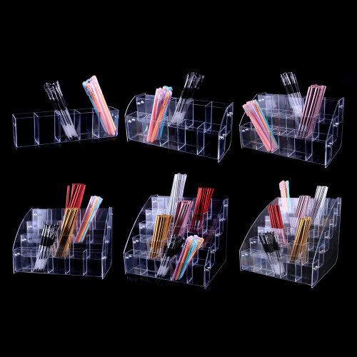 Zeitgenössischer Acryl-Bleistift-Organizer,-Acryl-Stifthalter 6 2