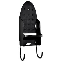 Electric Iron Holder Pad Hanger Door Bar for Attaching Hanging Wall Hat Rack Medal Ironing Board Holder Ironing Board Shelf Organiser
