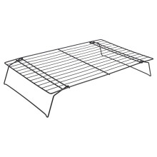 Foldable nonstick cooling rack for bread, cake, cookies, and pizza pastry cooling tray for quick cooling and baking enthusiasts.
