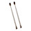 2 Pieces Professional Angled Double Tip Eyebrow Brushes-Gold 1