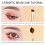 2 Pieces Professional Angled Double Tip Eyebrow Brushes-Gold 3