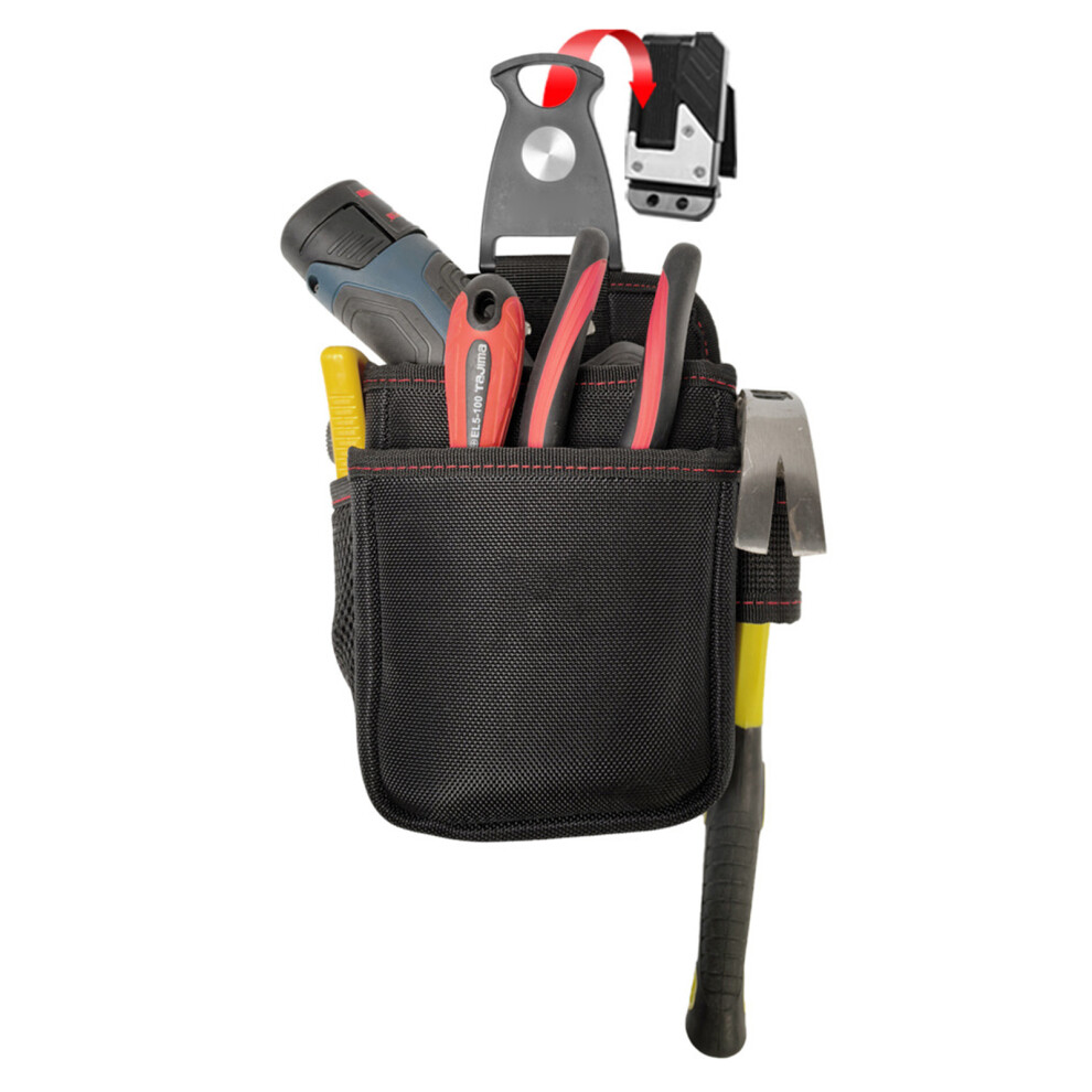 600D Oxfords Cloth Rotating Tool Pouch With Multiple Compartment 7754000909872