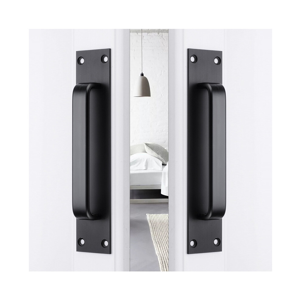 Sliding Barn Door Handle, Rustproof Ergonomic Design, Comfortable Grip For Interior Wood Doors 9436597645637