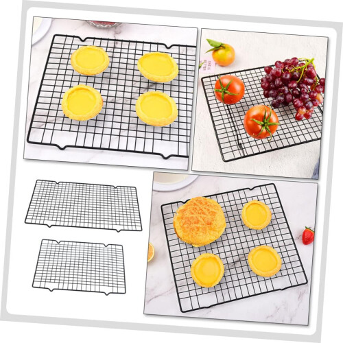 1 Set NonStick Cooling Rack Oven Grill Rack 2 Pieces 1