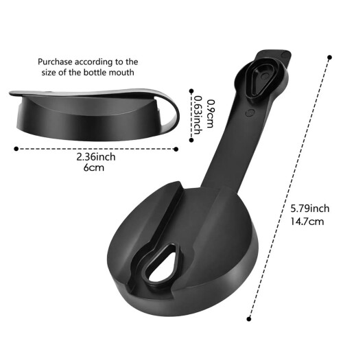 Plastic Snap On Lid For Oil Vinegar Bottles Break Resistant 2
