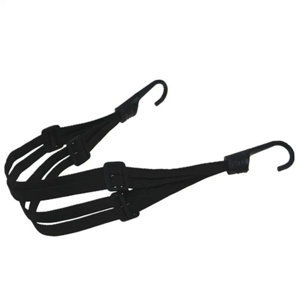 Elastic Rope Strap For Motorcycle Helmet Luggage With Retractable Strap For Msx125 Grom Black 9105992640225