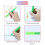 12er-Pack Textmarker mit fluoreszierender Farbe, Glitzer-Marker 5