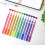 12er-Pack Textmarker mit fluoreszierender Farbe, Glitzer-Marker 4
