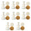 Easy Cleaning Mooncakes Molds ABS Plastic-500g good persimmon 2