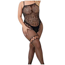 Underbust Corset Women's Sexy Bodysuit Hollow Lace in Solid Colour for Women Push Lingerie Corset Black One Size