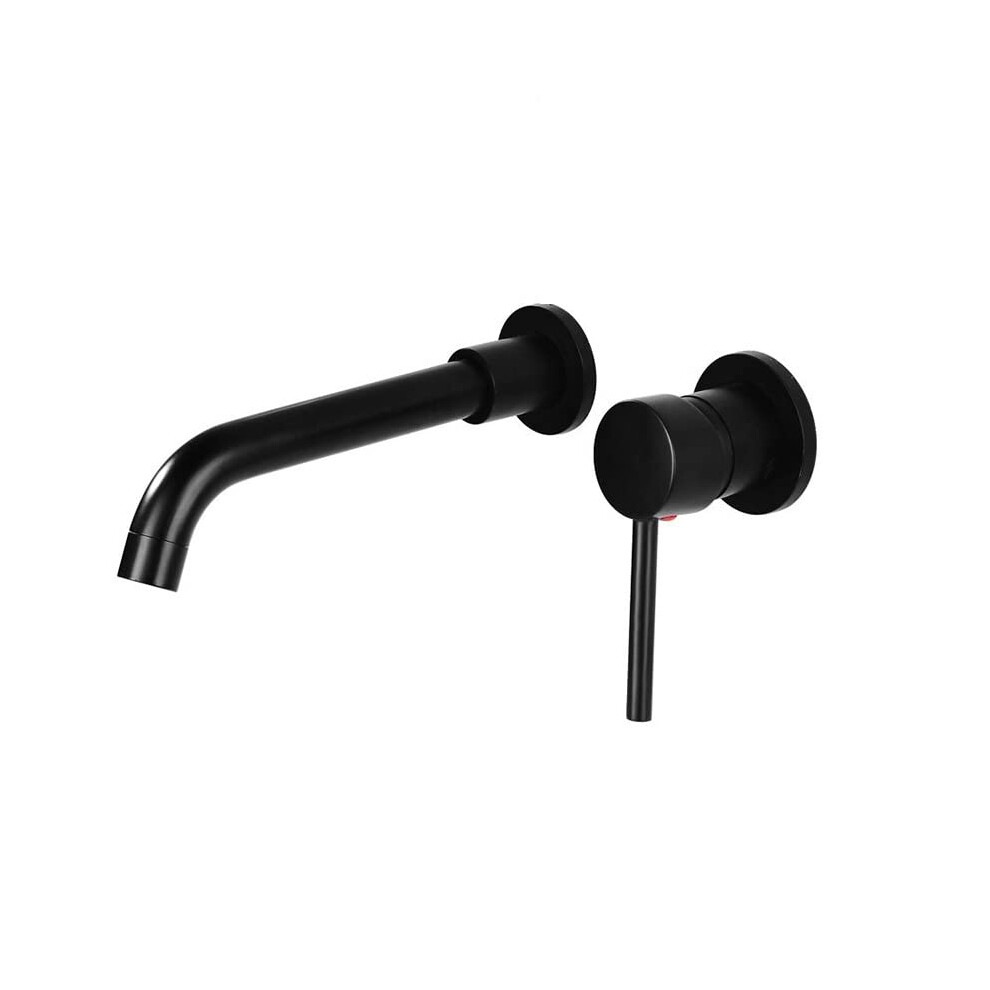 Wall Mounted Bathroom Sink Tap Brass Hot And Cold Wallmount Faucet Concealed Wall Basin Faucet 9323874452784