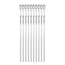 Additional Long Barbecue Skewers Strong-Short twisted patter