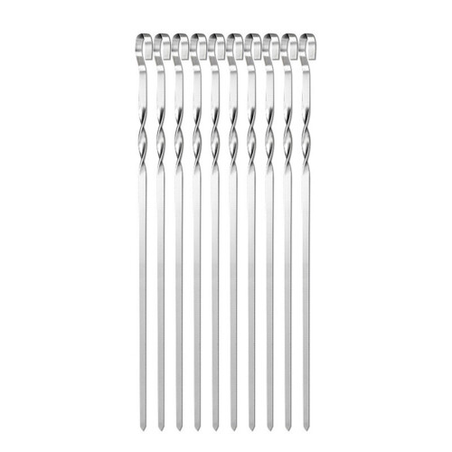 Additional Long Barbecue Skewers Strong-Short twisted patter