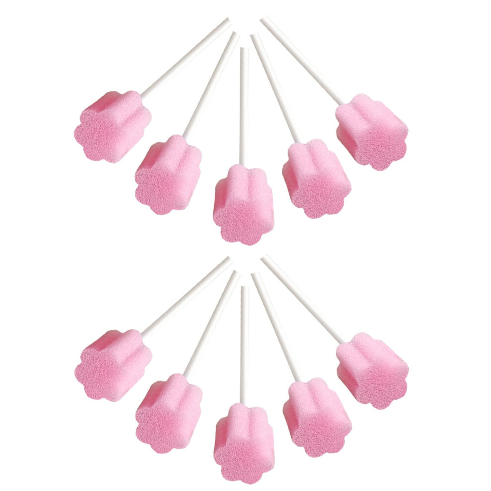 10pcs/set Flavored Sterile Care Swabs for Oral Cavity Cleaning Individually Wrapped