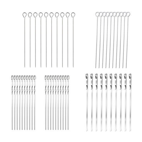 Additional Long Barbecue Skewers Strong-Short twisted patter 1