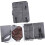 Drawing Board Backpack Waterproof Easel Backpack Art Portfolio Bag with Shoulder Strap, gray 4