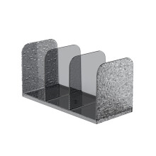 Buchstütze, Schreibtisch-Buchstützen, praktische-Grau