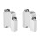 2 stücke Lenker Riser Mount Clamp Aluminium 6
