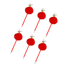 6 Stück Weihnachts-Kugelschreiber, 0,7 mm, Schreibstift,-Rotwild