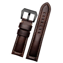 20 mm 22 mm 24 mm 26 mm Leather Retro Men's Watch Strap for Panerai PAM111 441 Cowhide Watch Band Wrist Loop, 20 mm, Agate Ref: 3060
