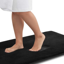 Tappetino da bagno extra morbido, tappeto in microfibra morbido e assorbente con imbottitura in memory foam, tappeto antiscivolo multiuso per il