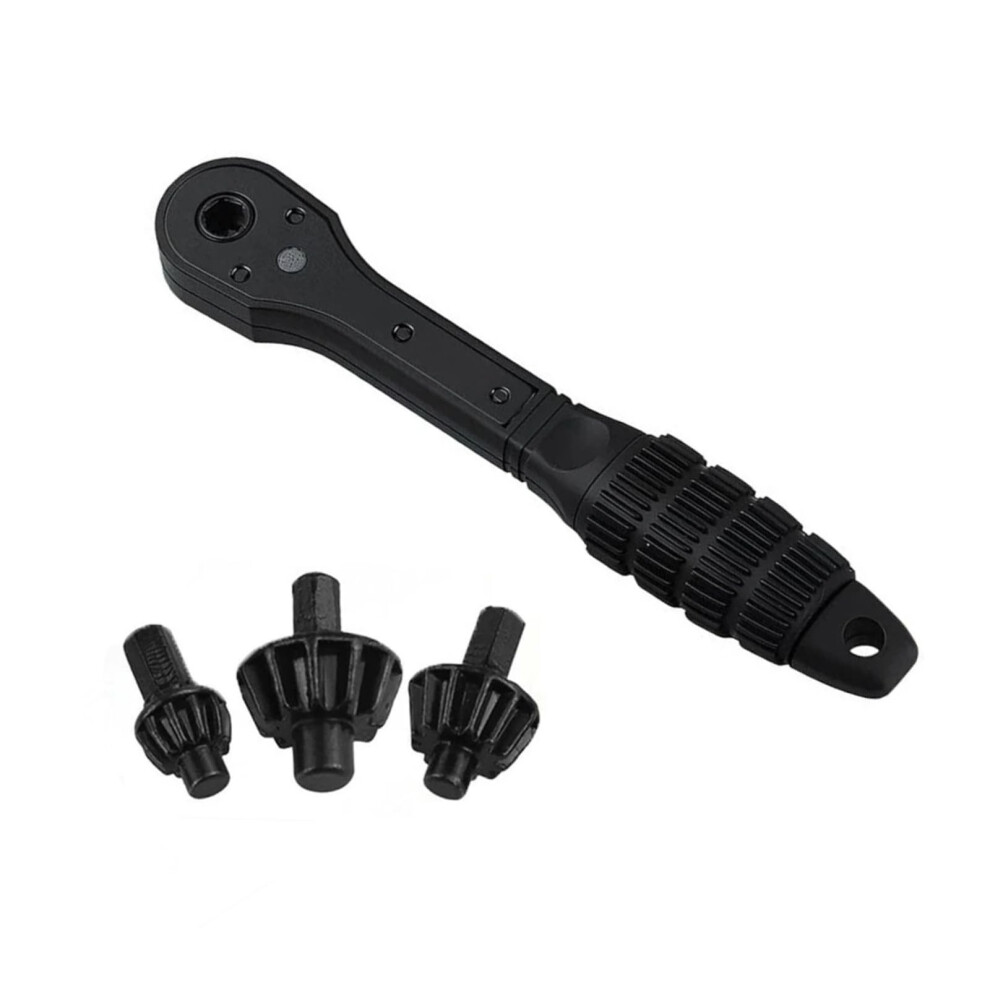 2In1 Ratchet Drill Chuck Key Wrench, Double Head Chuck Key Tool For Power Tools Universal Chuck Compatibility 9323874453910